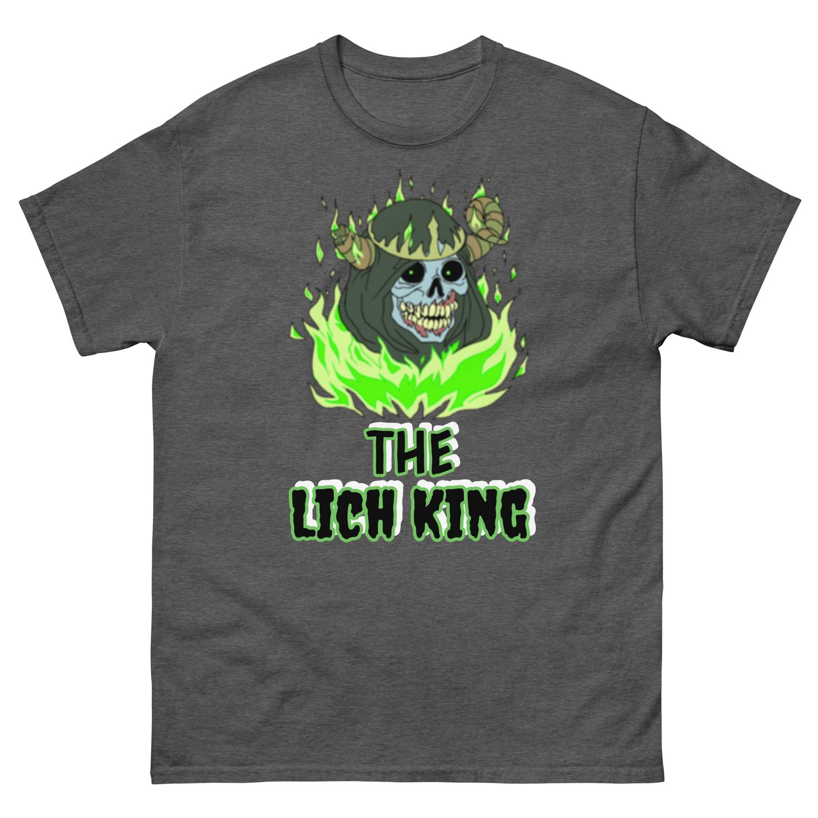 The Lich King Tee, Custom Cartoon Shirt, Lich King Adventure Time T-Shirt Mens Womens Tees Top 3XL