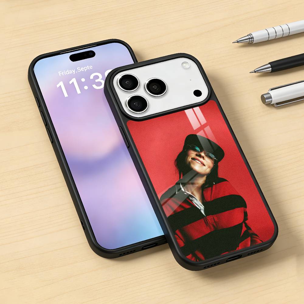 Lovely B-Billie Eilish Singer Phone Case Magnetic For iPhone17 16 15 14 13 12 Pro Max For Magsafe Wireless Charging Cover