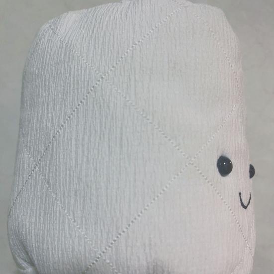 Cartoon Toilet Roll Plushie Paper Plush Toy, Stuffed Smiling Decoration, Face Toy Soft Handmade for Home Bedroom Pillow