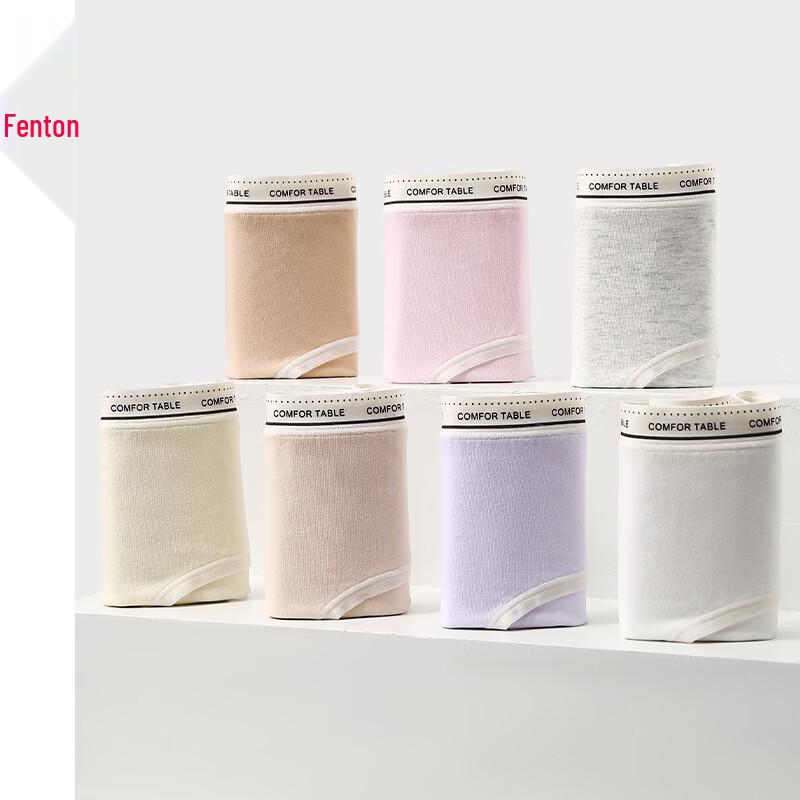 Fenteng Women s 7-Pack Antibacterial Seamless Cotton Briefs XL