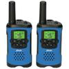 Alecto FR-115BW - Set of Two Children's Walkie-talkies, Range Up To 7 Kilometers, Blue/black