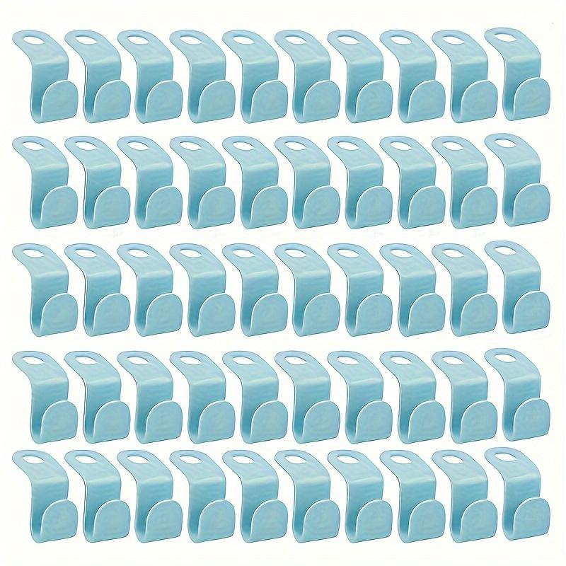 

Инновационный набор из 50 складных пластиковых крючков для вешалок - Компактная коробка - Повседневный стиль, разные цвета - Крючки для одежды, вешалки синий