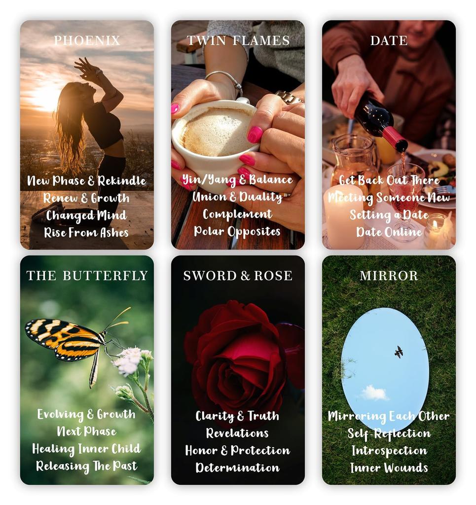 QCFQCF Love Oracle Card Situational Love Oracle Oracle Cards for Clarification Career Deck, Deck, Beginners, Love, Friends, Related.