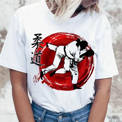 Judo T-Shirt weibliche Top für T-Shirt Tees koreanische T-Shirt Kleidung Harajuku Frauen Grafik lustig