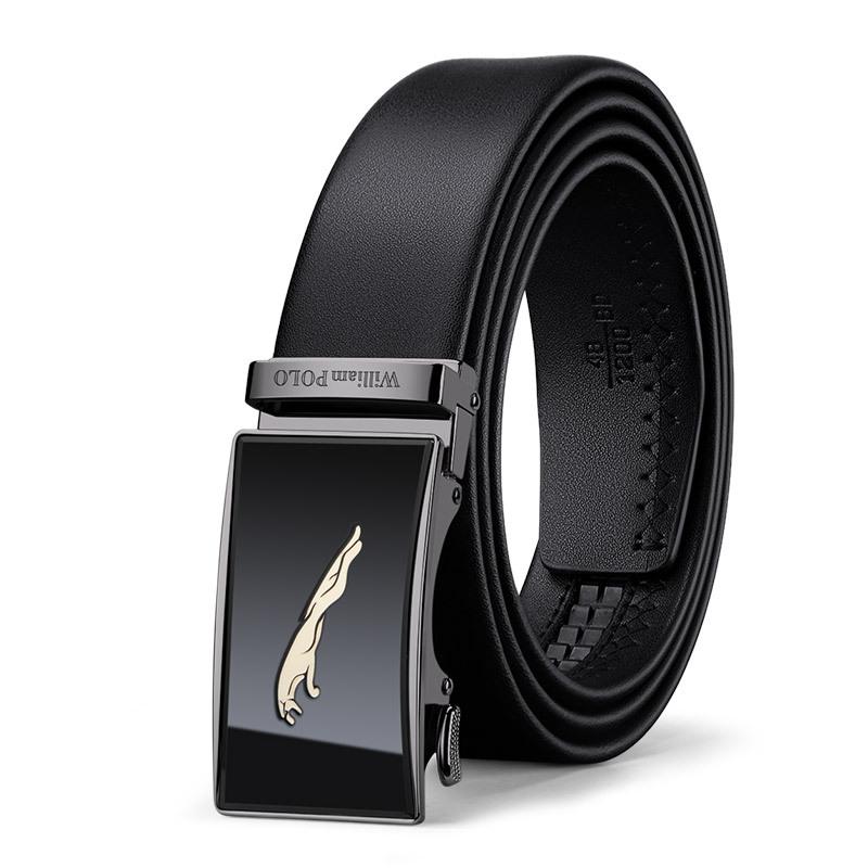 Emperor Belt Men's Genuine Leather 2022 New Automatic Buckle Business Casual Belt Pure Cowhide Pant Belt