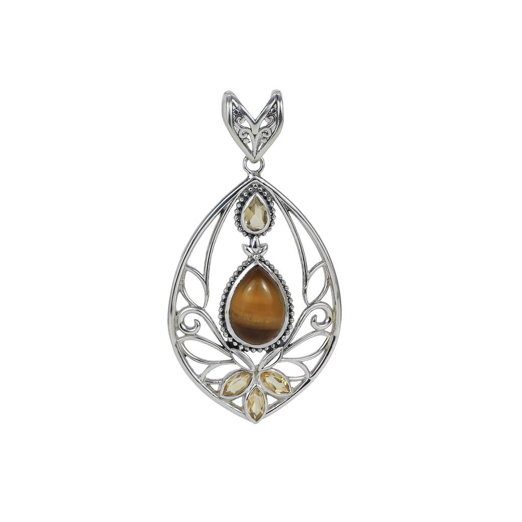 Rare Amethyst 925 Sterling Silver Pendant: Gemstone Jewelry