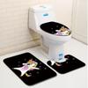 Bathroom Floor Mat Bathroom Mat Toilet Three-Piece Set