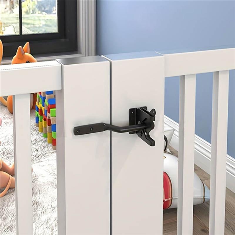 Zasuwa do drzwi przesuwnych Blokada Klamra Strażnik Zatrzask Metalowa Bezpieczna Ochrona Akcesorium do drzwi stodoły Domu Szałasu Garażu Łatwy w montażu