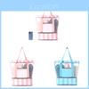 Portable Large Capacity Beach Tote With Waterproof Fabric For Vacation And Swimming