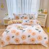 YALU High-Density Brushed Printed 4-Piece Bedding Set