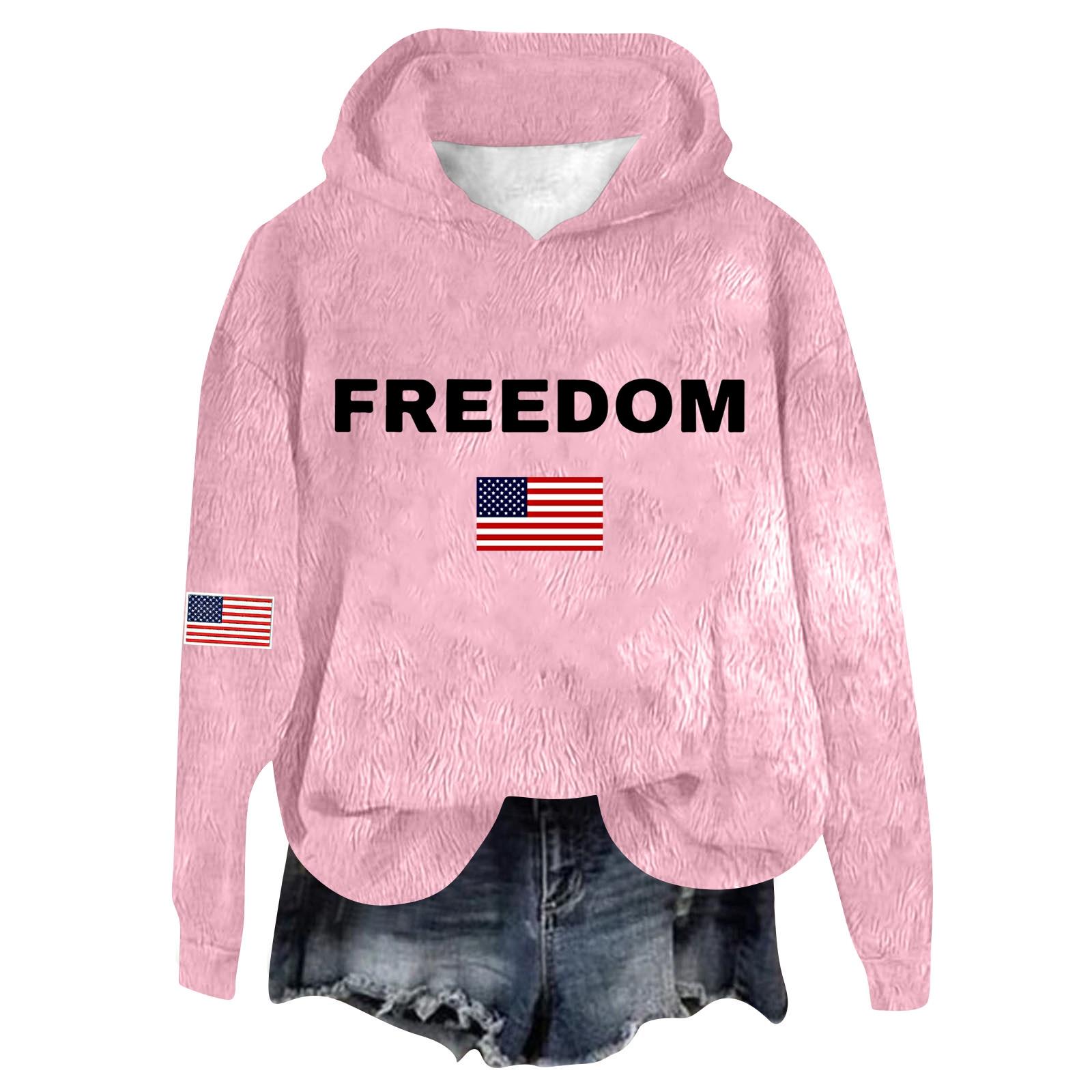 

Женский фланелевый топ с капюшоном и длинным рукавом с принтом, толстовка с капюшоном S розовый