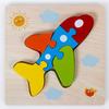 3D Wooden Cartoon Animal & Vehicle Puzzle Board for Early Childhood Education