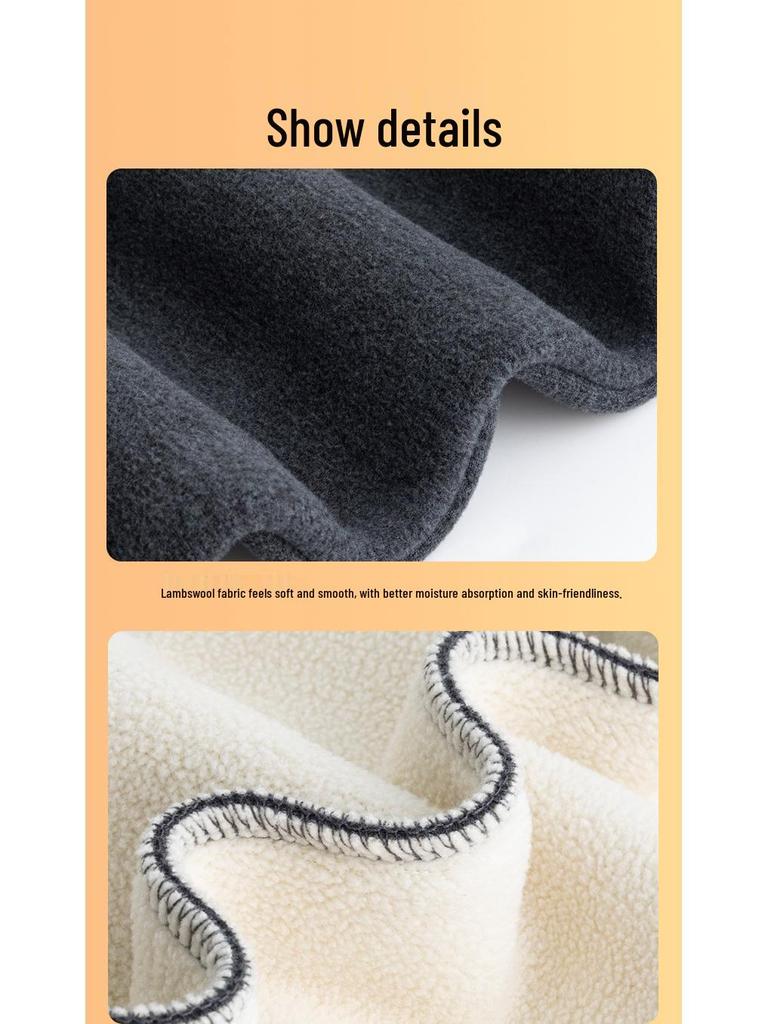 Tjocka Leggings med Fleecefoder för Kvinnor: Hög midja, Lammull, Perfekt för höst och vinter