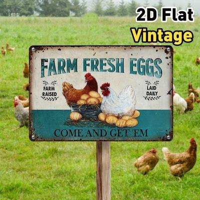 Unique Iron Wall Plate for Farm Cafe Home Decor