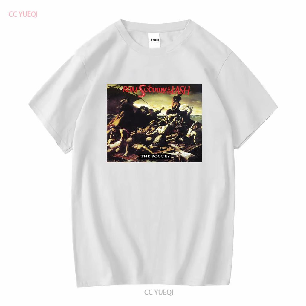 NEW THE POGUES T SHIRT Rum Sodomy and Lash S 5XL Long or Short Sleeves Vintage Washed Soft Breathable Fashion Streetwear Homme