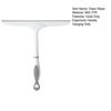 Glass Wiper with Hanging Hole Convenient Storage Ergonomic Handle Comfortable Grip Window Squeegee T-Shaped All Purpose Glass Door Shower Squeegee