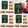 Vánoční akrylový adventní kalendář ve stylu lahve s 24 překvapeními v slepých krabičkách pro sváteční párty dekoraci