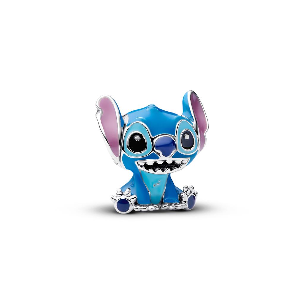 MINISO Disney Stitch Angel Charms Silber 925 Original Armband Schmuck Anhänger Passend für Damen Mädchen