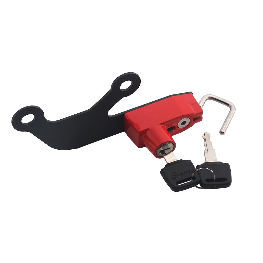 Helmet Lock For KAWASAKI Z650 NINJA 650 2017-2023 Z 650 Z-650 Motorcycle Accessories Rear Passenger Footrest Bracket Anti-theft