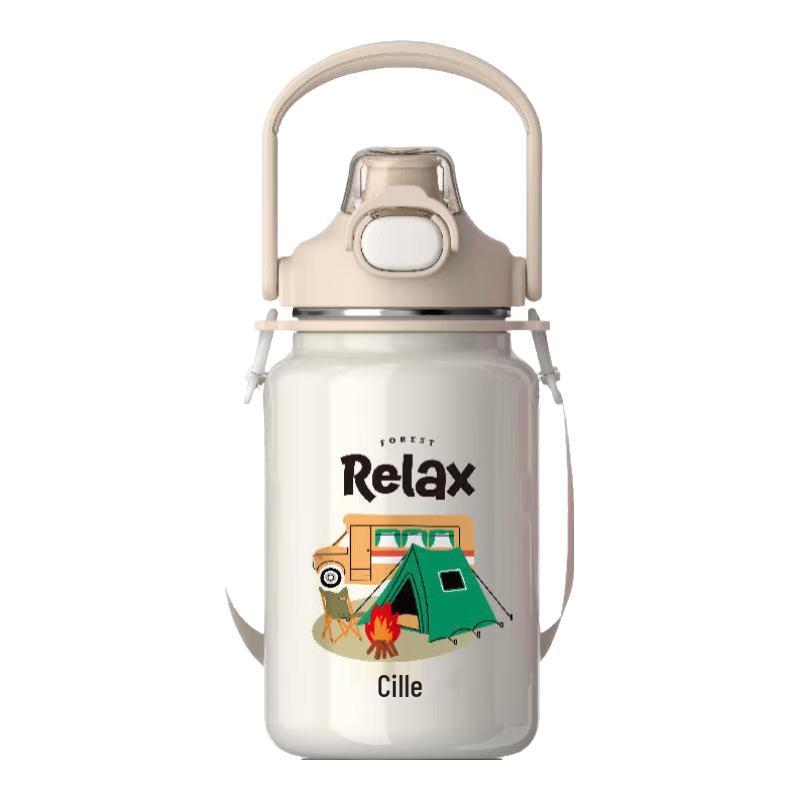Cille Camping Family 1.0L Insulated Thermos Bottle