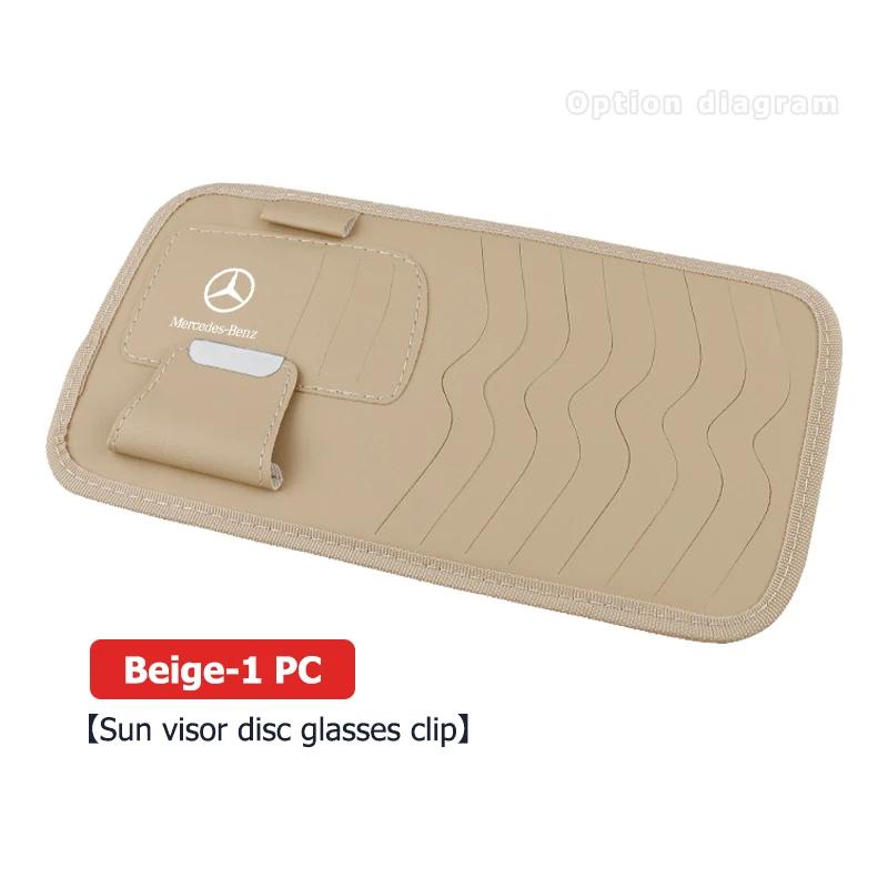 

Car Sun Visor Eyeglass Multi-Function Accessories Storage For Mercedes Benz C180 C300 W124 W176 W177 C200 C260 GLC CLE CLA AMG