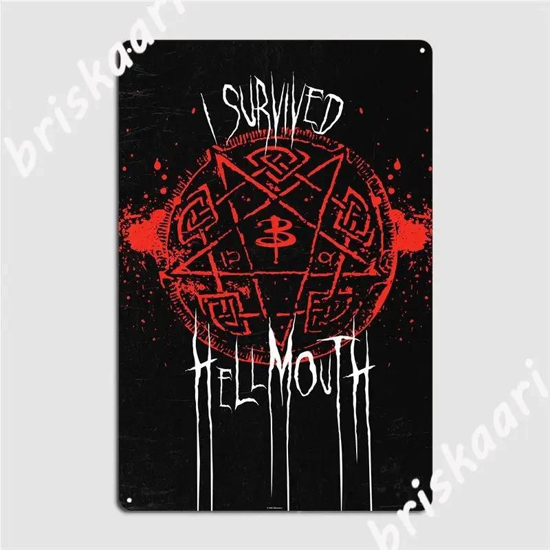 

Я выжил в Пасти Ада Постер Металлическая табличка Принт Кино Гараж Гаражная вечеринка Жестяная табличка Постер 20x30cm