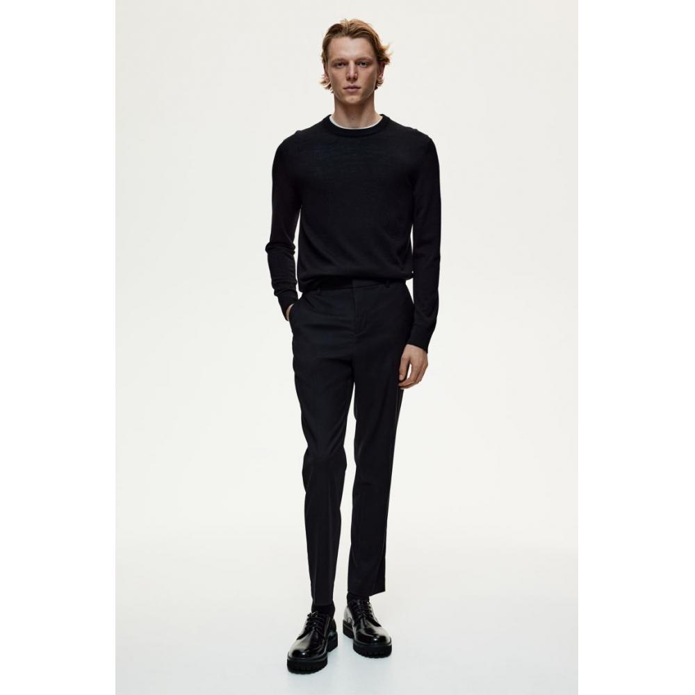 H M Suit Pants sliM Fit Black