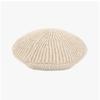 Ganni A4430 196 Logo Patch Structured Beret