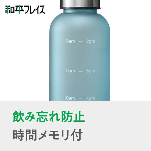 Wahei Phrase Reminder Bottle 1L Blue Time Marker BPA Free RH-1652