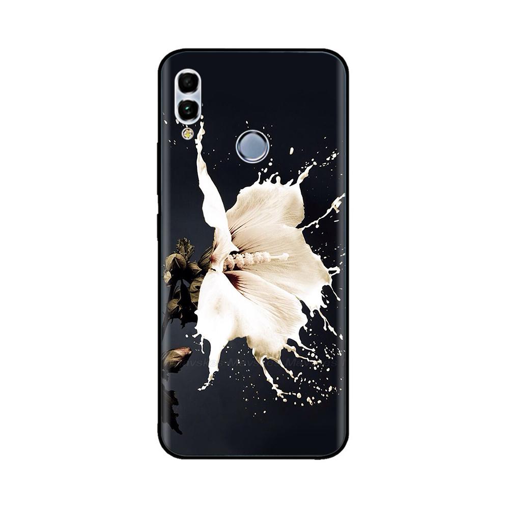 For Huawei P Smart 2019 6.21" Soft Black Silicone Phone Back Cover Case For Huawei P Smart 2019 POT-LX1 POT-LX3 POT LX1 Case Bag