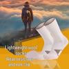 Men's and Women's Thickened Merino Wool Hiking Socks: Non-slip, Wear-resistant, Mid-tube Design.