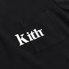Kith Long-Sleeve Quinn Tee Black Unisex Tops KH3994-001