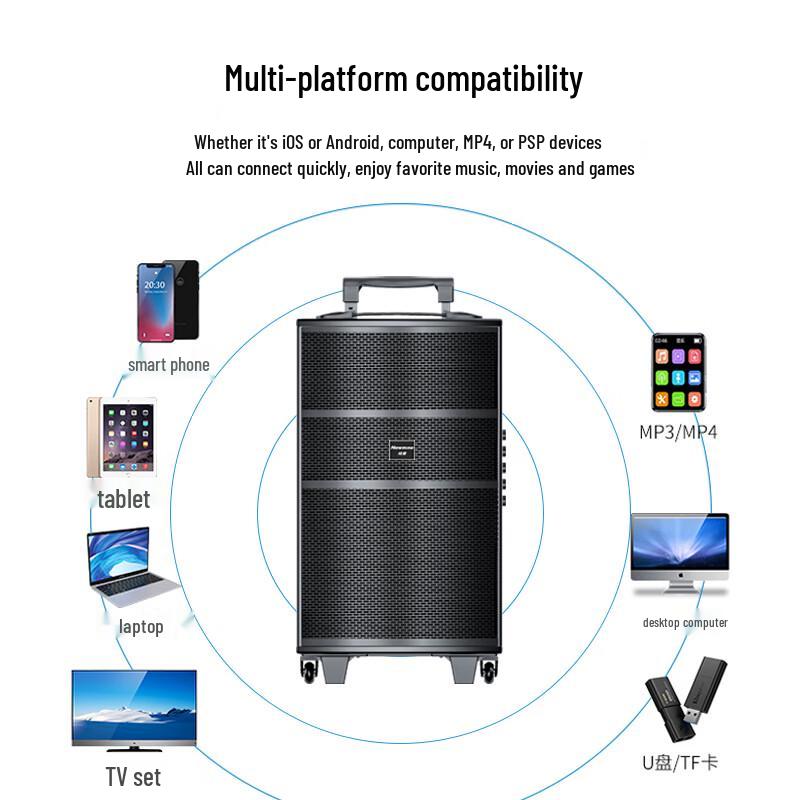 Newmine Portable Outdoor KTV Bluetooth Speaker