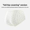 Girls Spring and Summer Print Skin Friendly Breathable 10A Antibacterial Extended Cotton Crotch Triangle Briefs