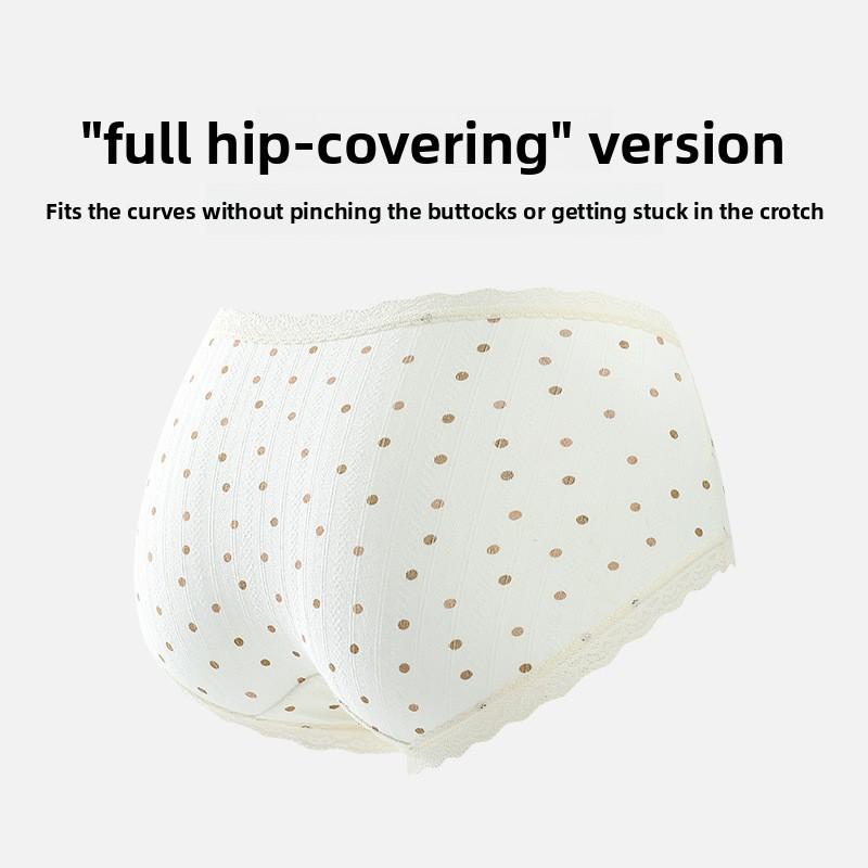 Girls Spring and Summer Print Skin Friendly Breathable 10A Antibacterial Extended Cotton Crotch Triangle Briefs