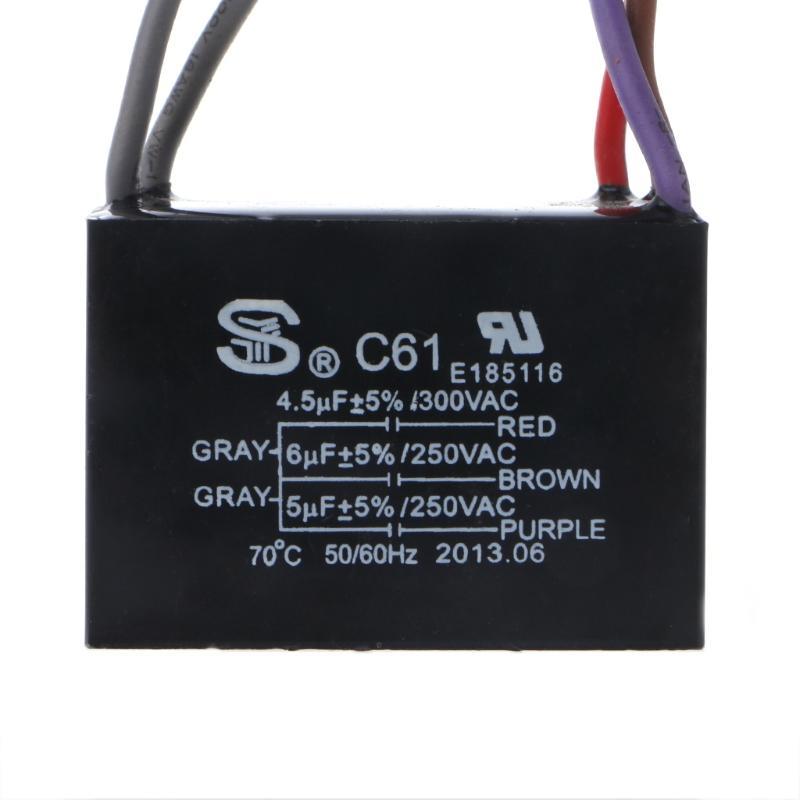 5 Wire Ceiling Fan Capacitor C61 Shelly Lighting