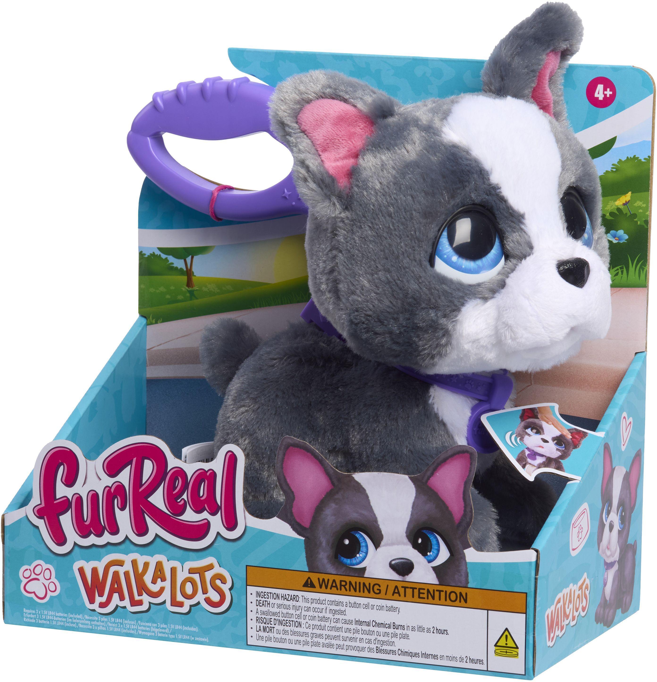 Peluche interattivo Bulldog Francese, 23 cm, FURREAL FRIENDS, dai 4 anni
