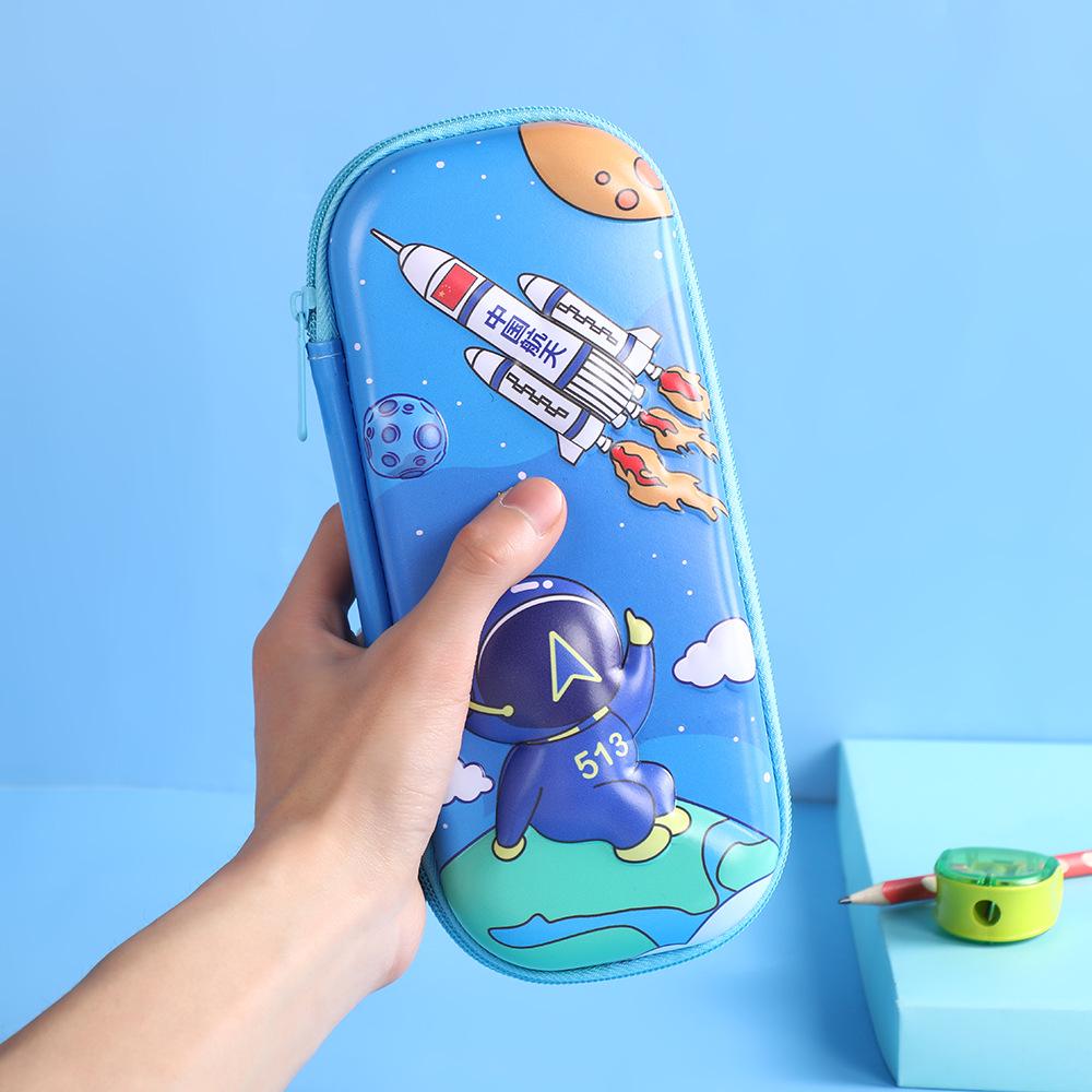 3D Cartoon Pencil Case - Cute, Large Capacity Stationery Bag for Kids, Boys & Girls
