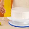 4PCS/Set Plastic Double Sided Tooth Cake Scraper Pattern Cream Scraper DIY Baking Tools Baking Accessories Cake Decorating Comb