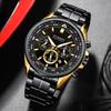 Curren-Men's Business Sports Fashion Waterproof Watch Six Pin Timing Calendar Quartz Watch