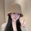 Hat Women's Woven Hollow Straw Hat Summer Breathable Sunshade Sun Protection Hat Outdoor Beach Face Small Versatile Basin Hat
