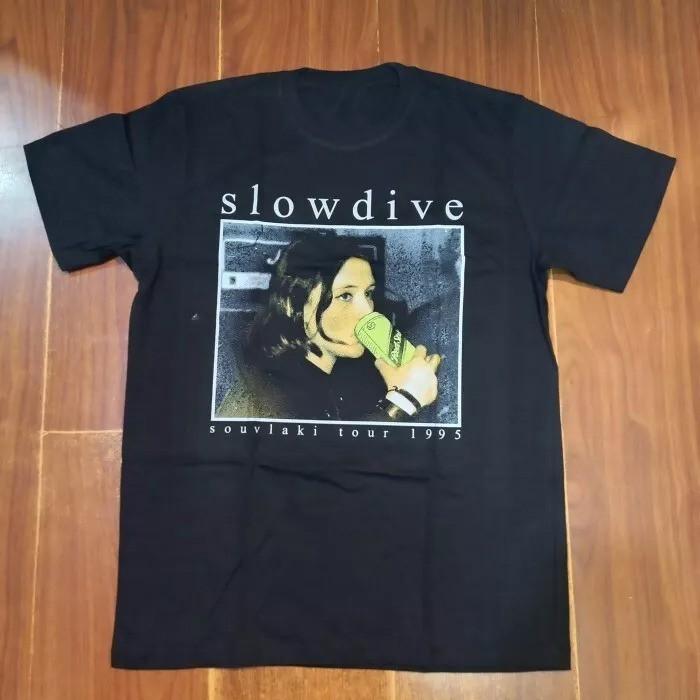 Slowdive Souvlaki Tour 1995 T-shirt Cotton Tee For Men Women S-234XL TU068 Unisex T-Shirt L