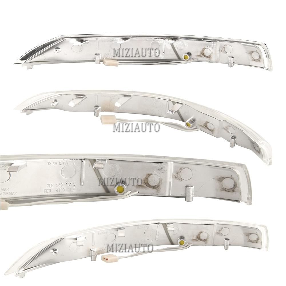 Rear View Mirror Turn Signal Light 7L6949101C 7L6949102C for VW Touareg 2007 2008 2009 2010 2011 LED Side Rearview Lamp