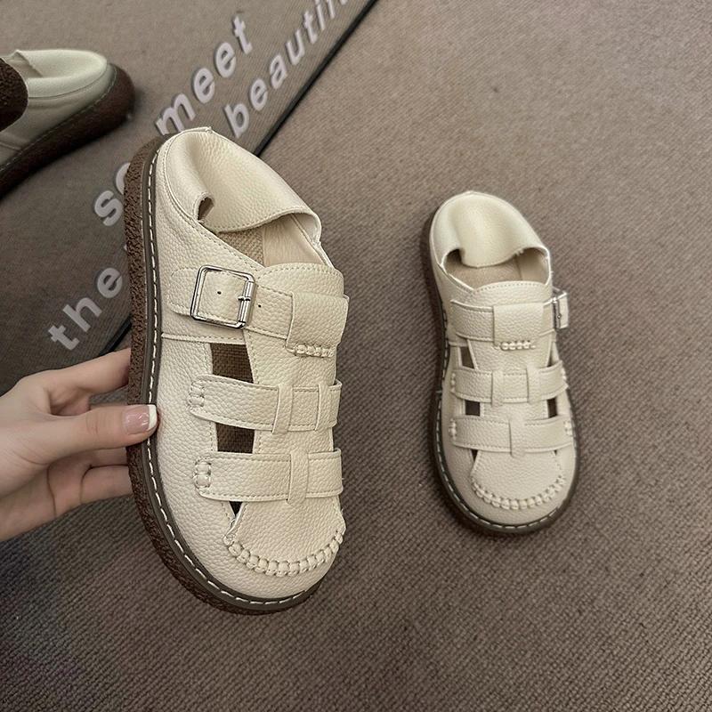 Women's Shoes Platform Round Toe Female Footwear Modis Casual Sneaker Loafers With Fur Dress 2025 Moccasin Summer Slip-on