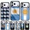 Argentinien Flagge Handyhülle für iPhone 17 16 15 14 13 Pro Max Rückabdeckung für 12 11 Pro Hülle