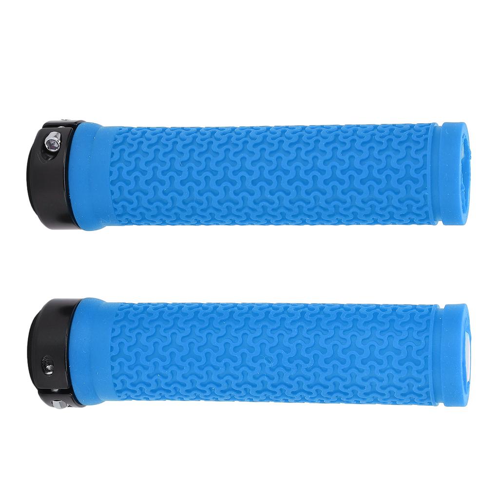 1 Pair Anti Slip   Handle Grip Rubber Handlebar Grips Cover Cycling Replacement Parts for Road Mountain Bikes