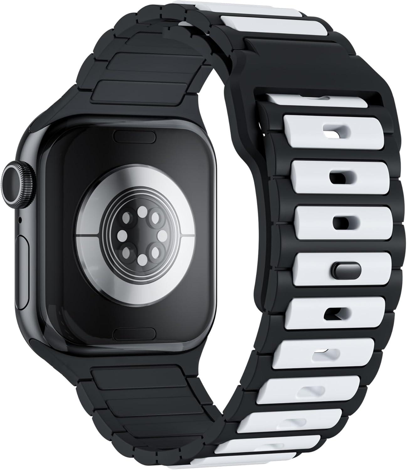

Спортивный ремешок для ремешков Apple Watch 45 мм 49 мм 44 мм 42 мм 46 мм 40 41 мм браслет на запястье correa IWatch Series 10 SE 9 8 7 6 5 4 Ultra 40mm 41mm 42(S10)mm черный белый