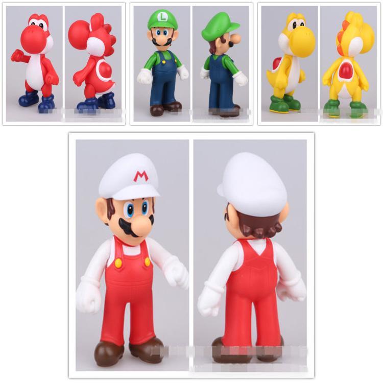 Super Mario Bros Luigi Bowser Księżniczka Peach Plastikowe Figurki Akcji Dla Kolekcjonerów I Entuzjastów Kolekcji