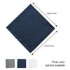 Pocket Square for Adult Men Square Handkerchief Multiuse High Absorbent Sweat Wipe Pocket Towel for Business Suit 3PCS