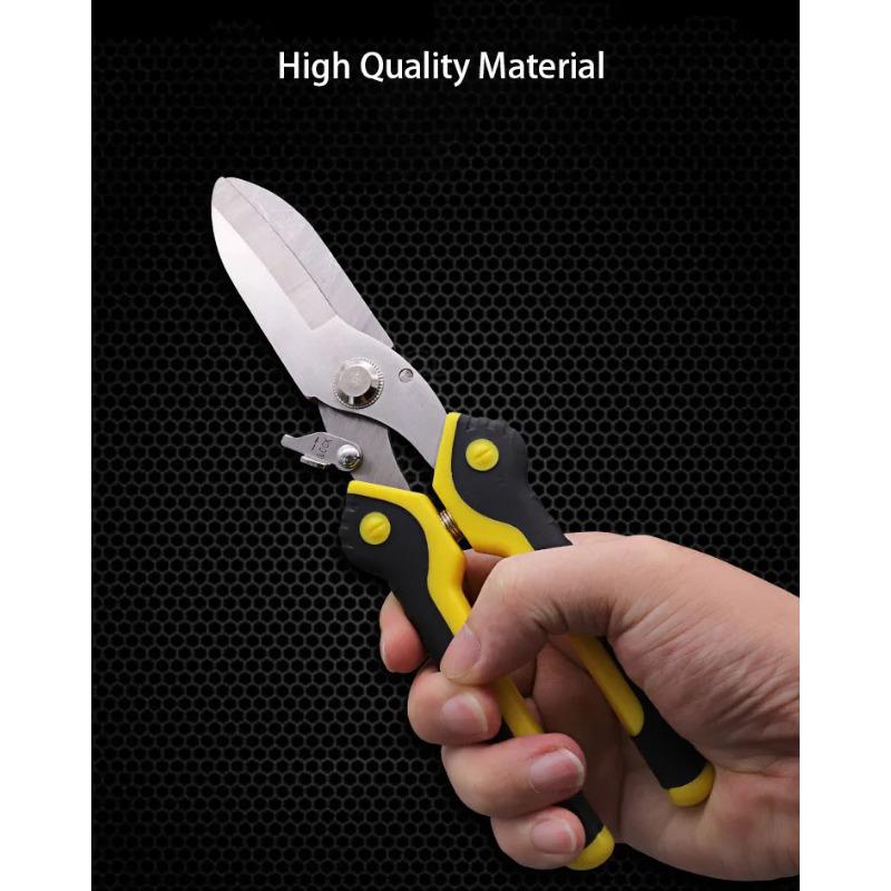 8inch Stainless Steel Sharp Blade Garden Shears PP+TPR Handle Bypass Professional Electrician's Iron Wire Cutting Tool Scissors
